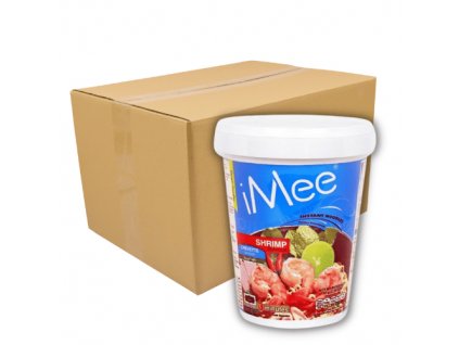 iMee Instantní Cup Nudle Krevetové Carton 36x65g THA