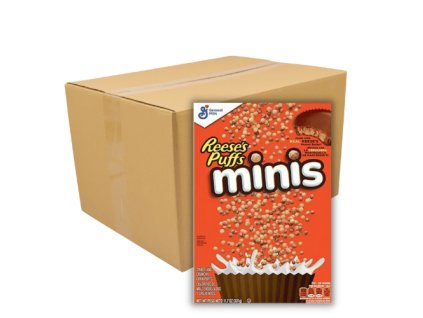 Reese's Puffs Minis Cereálie Carton 12x331g USA