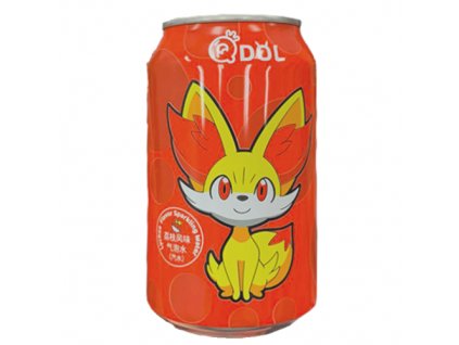 QDol Pokemon Fannekin Sparkling Lychee Drink 330ml CHN