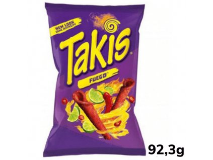 Takis Fuego Hot Chilli Pepper&Lime Tortila Chips 92,3g MEX