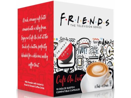 Cafféluxe Dolce Gusto FRIENDS Café Au Lait Balení 100g (10x10g) IT