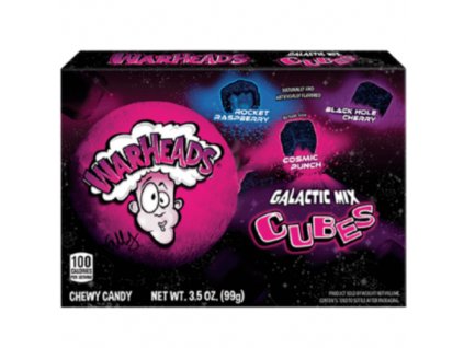 Warheads Galactic Mix Cubes 99g USA