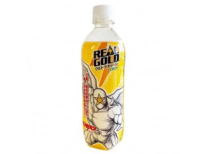 Po Expiraci Real Gold Kinnikuman Lemon Ultra Charge Drink 490ml JAP