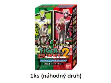 Bandai Mystery Tiger & Bunny 2 Akrylický Stojan se žvýkačkou 56g JAP