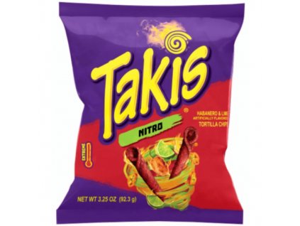 Takis Nitro Habanero & Lime Tortilla Chips 92,3g USA