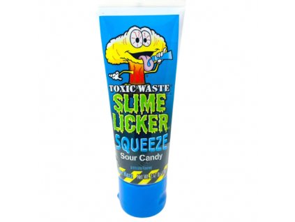 Toxic Waste Slime Licker Squeeze Sour Candy Blue Razz 70g PK