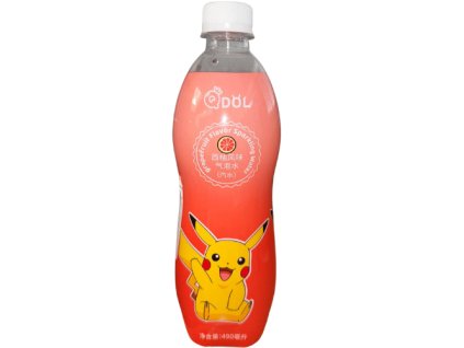 QDol Pokemon Pikachu Sparkling Grapefruit Drink 490ml CHN