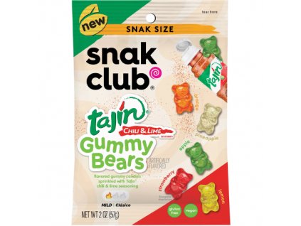 Snack Club Tajin Gummy Bears Chili And Lime 113g USA