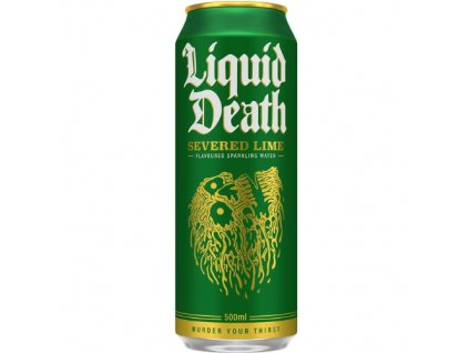 Liquid Death Severed Lime Sparkling Water Can 500ml AUT