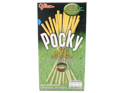 77 glico pocky tycinky matcha green tea