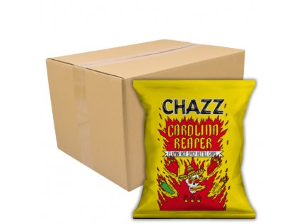 Chazz Chips Carolina Reaper 33 Hot Carton 14x50g LIT