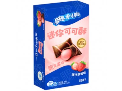 Oreo Mini Crisp Strawberry 40g CHN