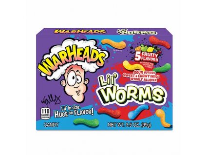 Akce 1 + 1 Warheads Lil' Worms Theater Box 99g USA