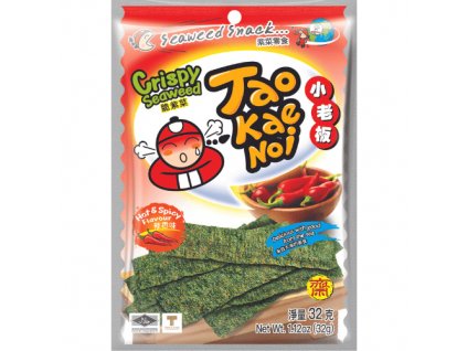 Tao Kae Noi Crispy Seaweed Spicy Flavour 32g THA