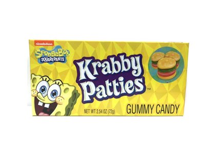 Spongebob Krabby Patties Gummy Candy 72g USA