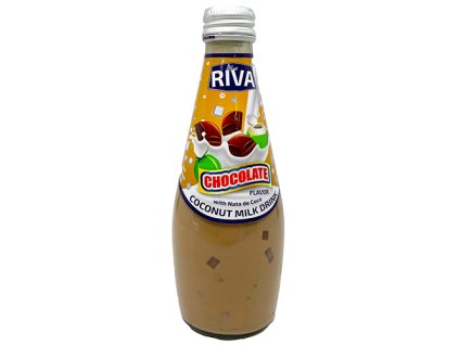 Akce 1 + 1 Riva Coconut Milk s Nata De Coco Chocolate 290ml THA