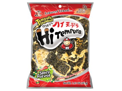 Amazon Tao Kae Noi Hi Tempura Seaweed Spicy Flavour Pack 2x40g THA