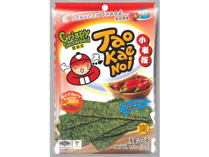 Amazon Tao Kae Noi Crispy Seaweed Spicy Flavour Pack 2x32g THA