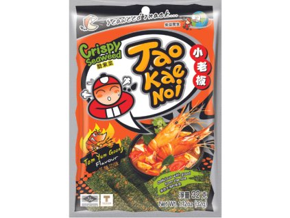 Amazon Tao Kae Noi Crispy Seaweed Tom Yum Goong Flavour Pack 2x32g THA