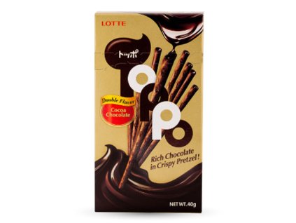 AKCE 1+1 Po Expiraci Lotte Toppo Cocoa Chocolate 40g THA