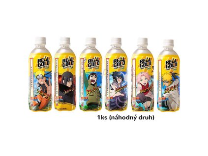 AKCE 1+1 Po Expiraci Real Gold Naruto Lemon Ultra Charge Drink 490ml JAP