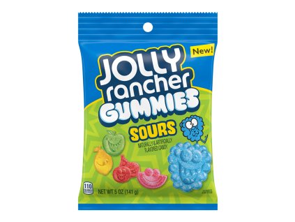 Jolly Rancher Gummies Sours Peg Bag 5oz 141g