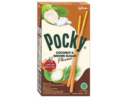 AKCE 1+1 Po Expiraci Glico Pocky Coconut & Brown Sugar 37g THA