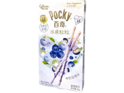 Glico Pocky Heart Milk & Blueberry 45g CHN