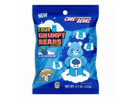 Warheads Sour Grumpy Bears Blue Raspberry 127g USA