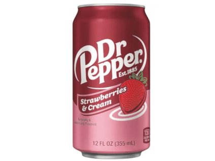 Dr. Pepper Strawberries&Cream 355ml USA