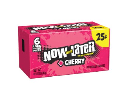 now and later cherry