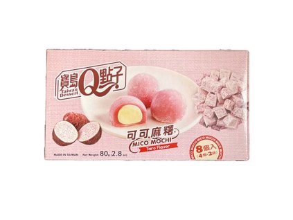 Po Expiraci Q Brand Cacao Taro Mochi 80g TWN