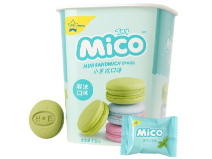 Mico Vanilla Mousse Macaron Cookies 88g CHN