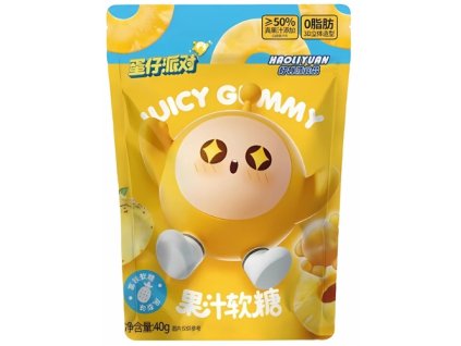 Haoliyuan Egg Party Pineapple Juice Gummies 40g CHN