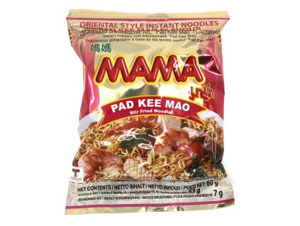 Po Expiraci Mama Instant Pad Kee Mao Noodles 60g THA