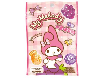 Qi My Melody Pineapple & Blackcurrant Gummy Candy 36g CHN