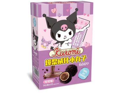 Qi Kuromi Chocolate Lava Crispy Rice Balls 65g CHN