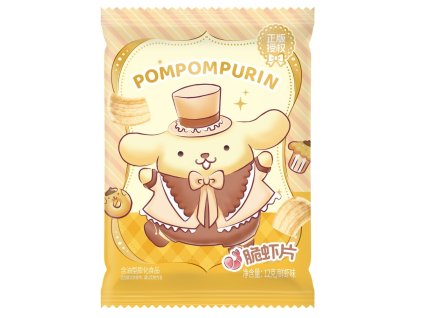 Qi Pompompurin Shrimp Crispy Chips 12g CHN