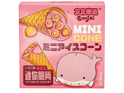 Ennjoi Strawberry Mini Cone 120g CHN