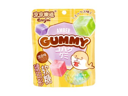 Ennjoi Assorted Fruit Amber Cube Gummy 50g CHN