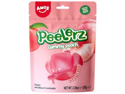Amos Peach Peelable Gummy 65g CHN
