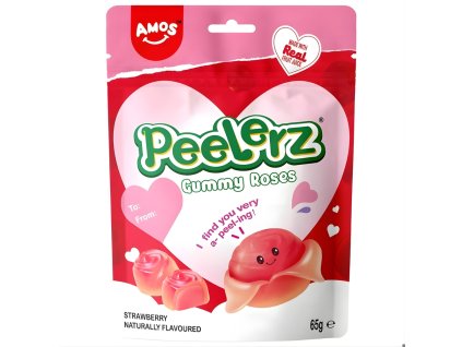 AM Roses Shaped Peelable Gummy 65g CHN