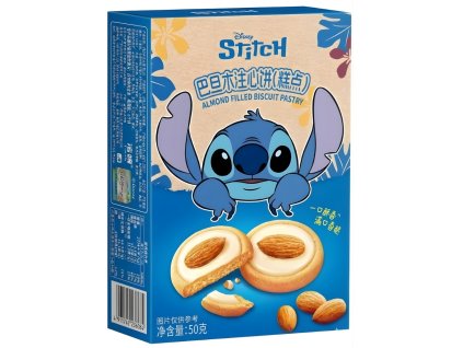 Binqi & Disney Stitch Almond Filled Biscuit 50g CHN