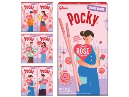 Glico Pocky Rose Limited Edition Halal 31g THA