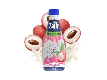 Kato Lychee Juice With Basil Seed 370ml THA