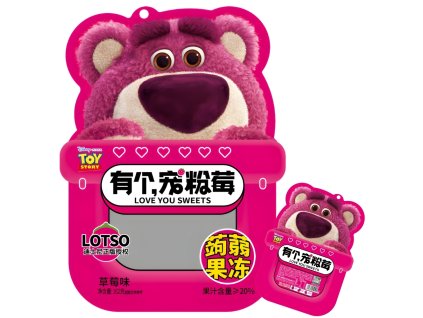 Disney Lotso Strawberry Konjac Jelly 162g CHN