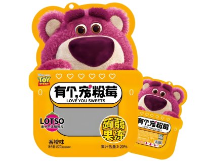 Disney Lotso Orange Konjac Jelly 162g CHN
