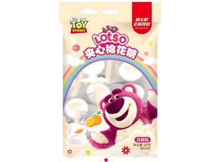 Disney Lotso Orange Filled Marshmallow 80g CHN