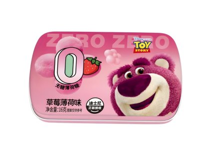 Disney Lotso Sugar-Free Strawberry Mint Candy 16g CHN