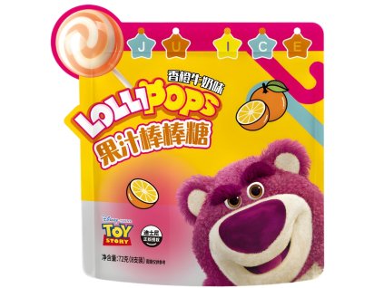 Disney Lotso Orange Milk Lollipop 72g CHN